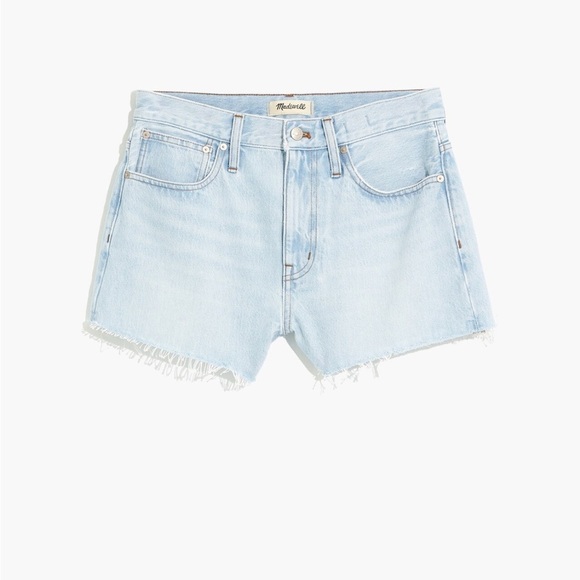 MADEWELL| Relaxed denim shorts raw hem | size 32 - Picture 2 of 11